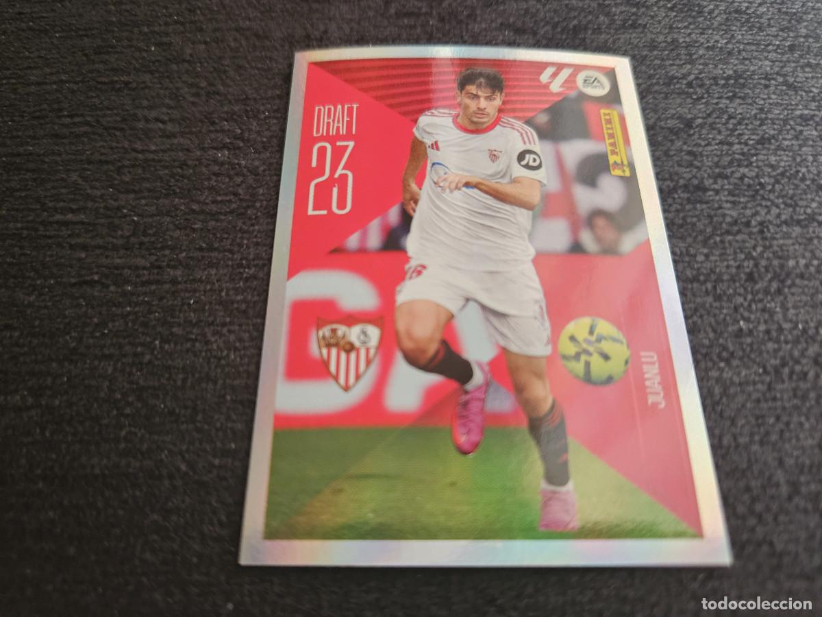 Cromos de f&uacute;tbol: LIGA ESTE 2026 2027 26 27 JUANLU SEVILLA DRAFT 23 N&ordm; 14