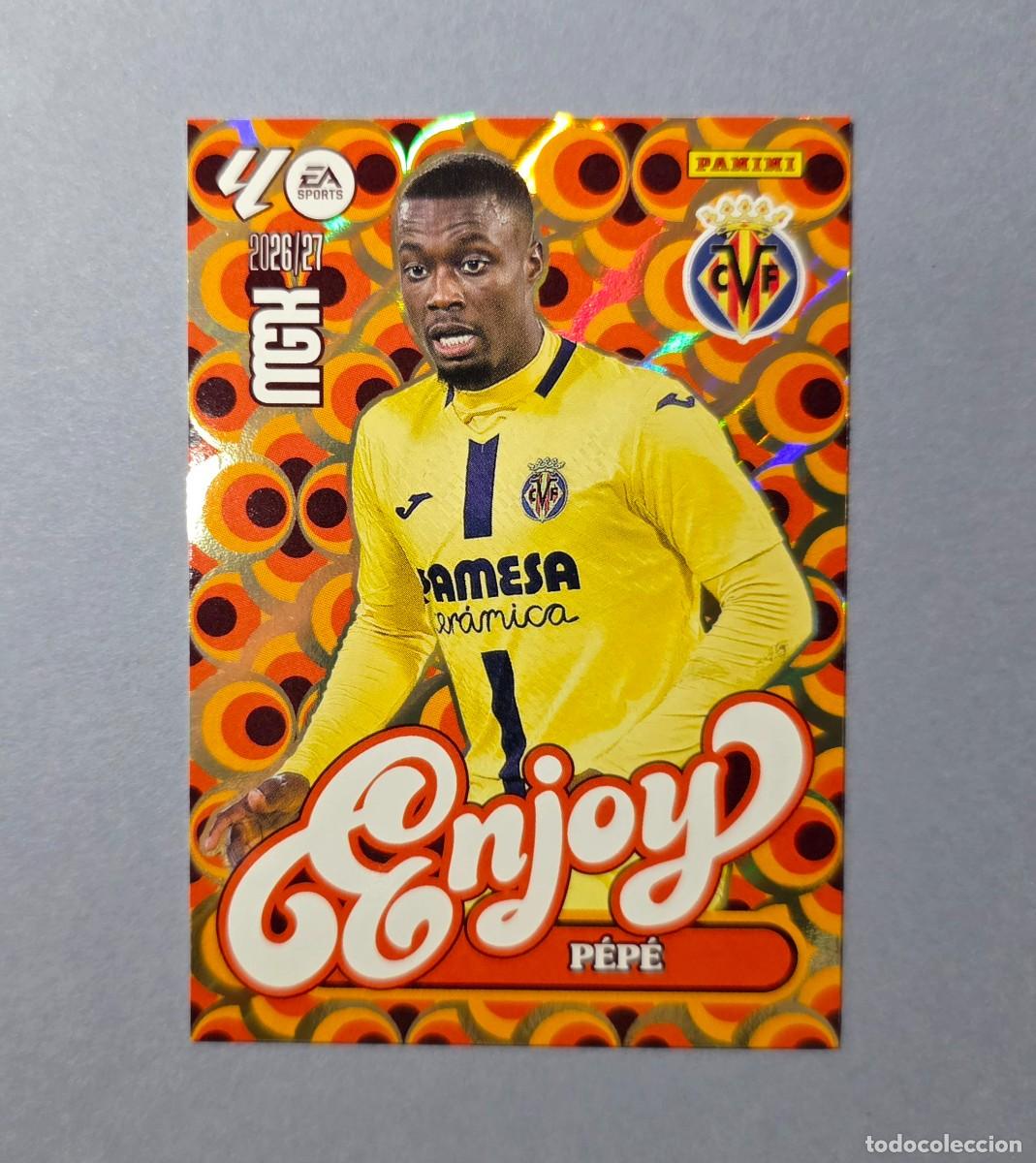 Cromos de f&uacute;tbol: 386 P&Eacute;P&Eacute; (ENJOY) - VILLARREAL - MEGACRACKS 2026-27 - MGK 26/27 (NUEVO)