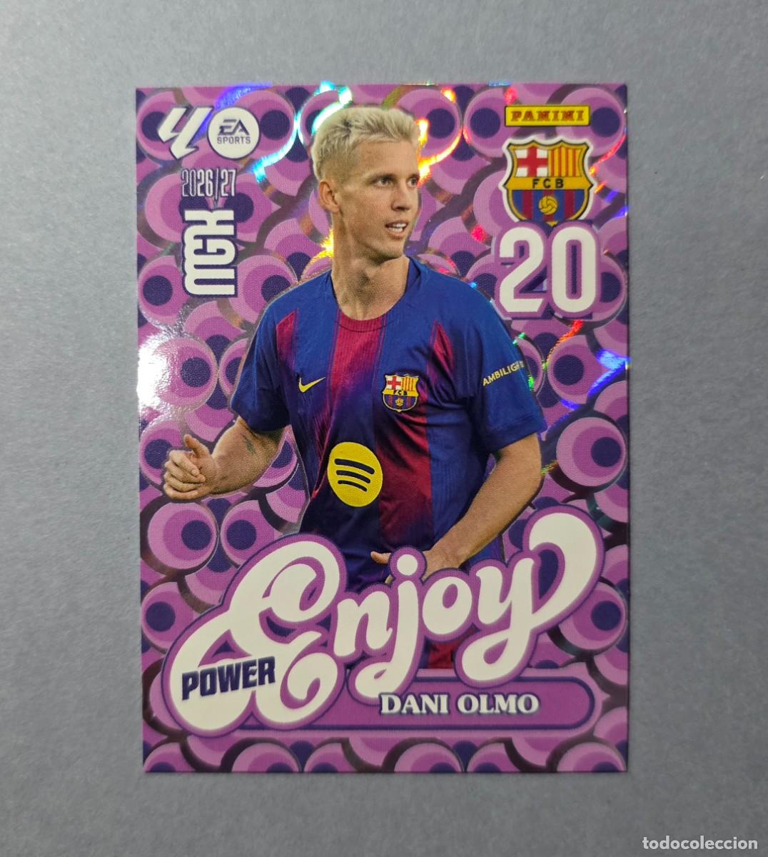 Cromos de f&uacute;tbol: 381P DANI OLMO (ENJOY POWER) - BARCELONA - MEGACRACKS 2026-27 - MGK 26/27 (NUEVO)