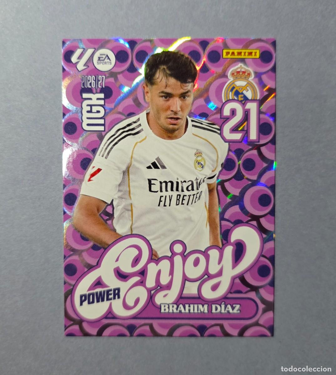 Cromos de f&uacute;tbol: 380P BRAHIM D&Iacute;AZ (ENJOY POWER) - REAL MADRID - MEGACRACKS 2026-27 - MGK 26/27 (NUEVO)