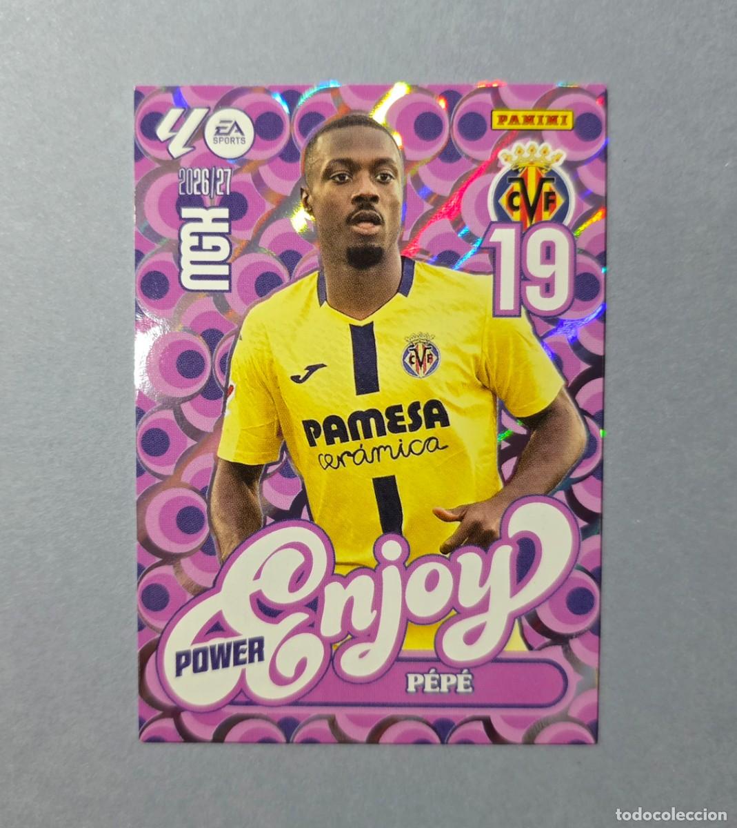 Cromos de f&uacute;tbol: 386P P&Eacute;P&Eacute; (ENJOY POWER) - VILLARREAL - MEGACRACKS 2026-27 - MGK 26/27 (NUEVO)