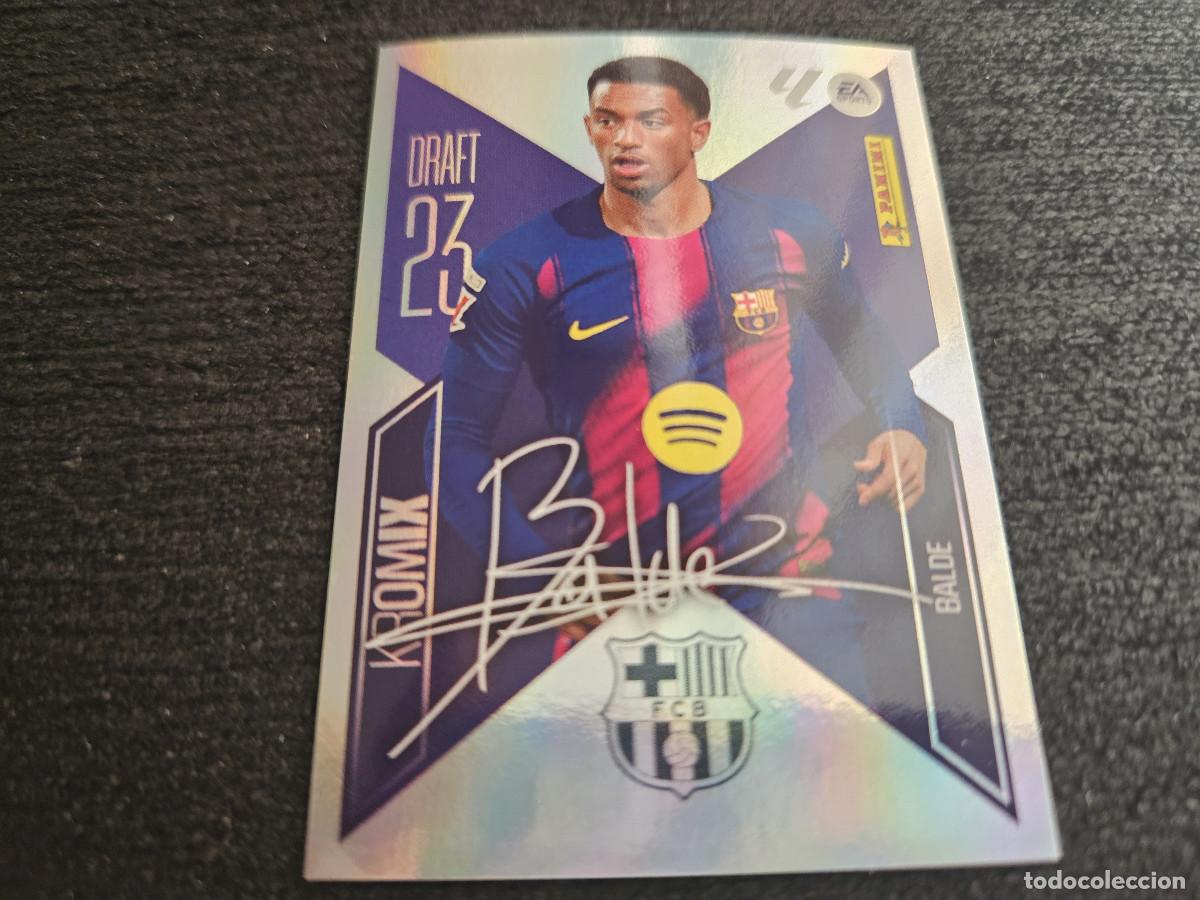 Cromos de f&uacute;tbol: LIGA ESTE 2026 2027 26 27 BALDE BARCELONA DRAFT KROMIX 23 N&ordm; 2