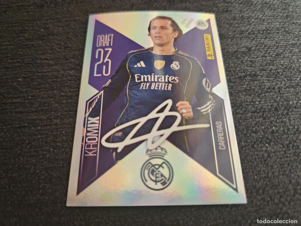 Cromos de f&uacute;tbol: LIGA ESTE 2026 2027 26 27 CARRERAS REAL MADRID DRAFT KROMIX 23 N&ordm; 5