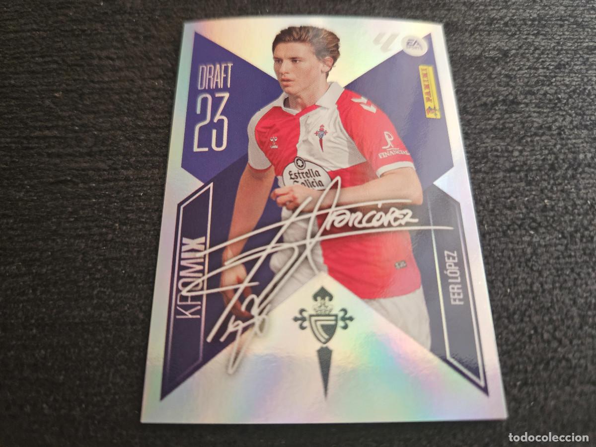Cromos de f&uacute;tbol: LIGA ESTE 2026 2027 26 27 FER L&Oacute;PEZ CELTA DRAFT KROMIX 23 N&ordm; 7