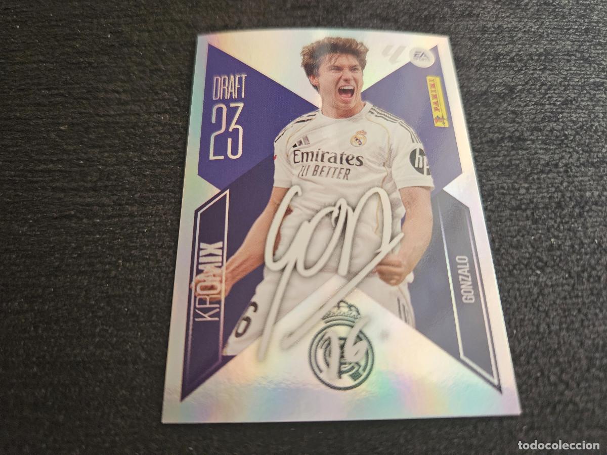 Cromos de f&uacute;tbol: LIGA ESTE 2026 2027 26 27 GONZALO REAL MADRID DRAFT KROMIX 23 N&ordm; 9
