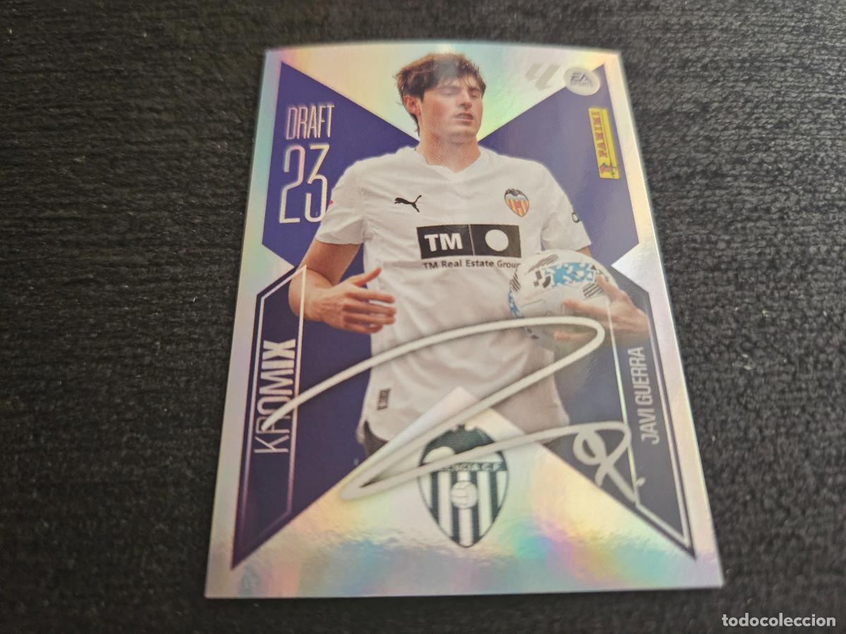 Cromos de f&uacute;tbol: LIGA ESTE 2026 2027 26 27 JAVI GUERRA VALENCIA DRAFTKROMIX 23 N&ordm; 12