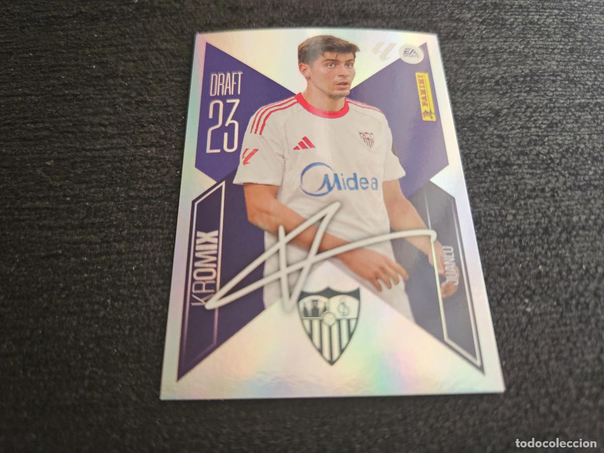 Cromos de f&uacute;tbol: LIGA ESTE 2026 2027 26 27 JUANLU SEVILLA DRAFT KROMIX 23 N&ordm; 14