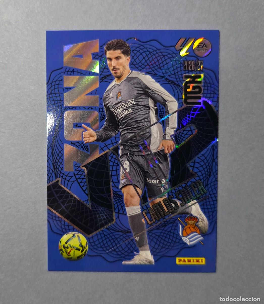 Cromos de f&uacute;tbol: 390 CARLOS SOLER (ZONA VIP) - REAL SOCIEDAD - MEGACRACKS 2026-27 - MGK 26/27 (NUEVO)