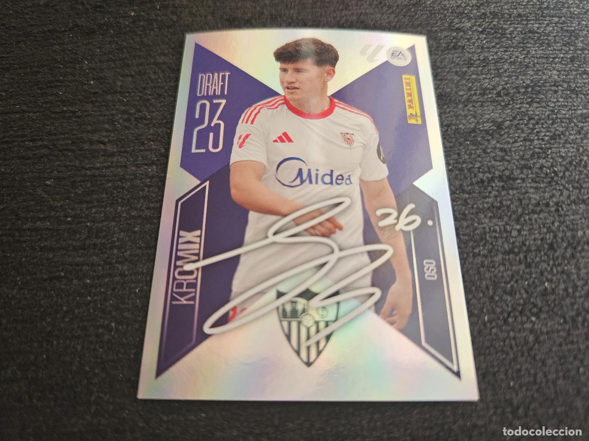 Cartes &agrave; collectionner de Football: LIGA ESTE 2026 2027 26 27 OSO SEVILLA DRAFT KROMIX 23 N&ordm; 17