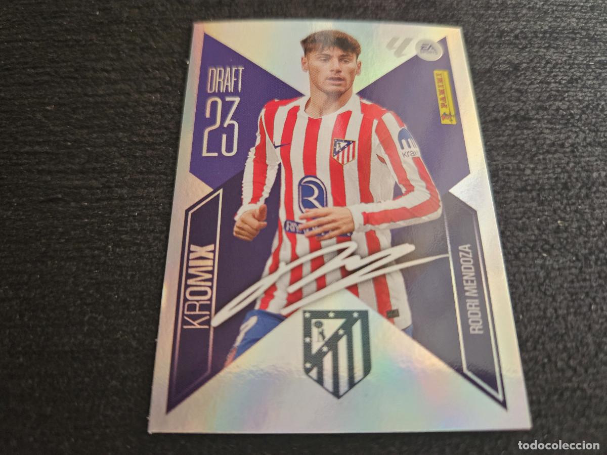 Cromos de f&uacute;tbol: LIGA ESTE 2026 2027 26 27 RODRI MENDOZA AT. MADRID DRAFT KROMIX 23 N&ordm; 21
