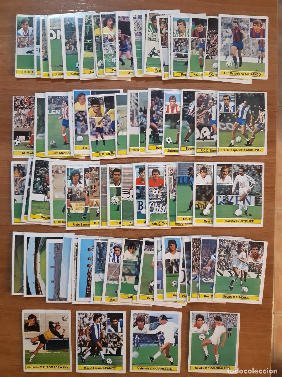 Cromos de f&uacute;tbol: LOTE 80 CROMOS DIFERENTES LIGA 81-82 ESTE. NUNCA PEGADOS, SIN PEGAR