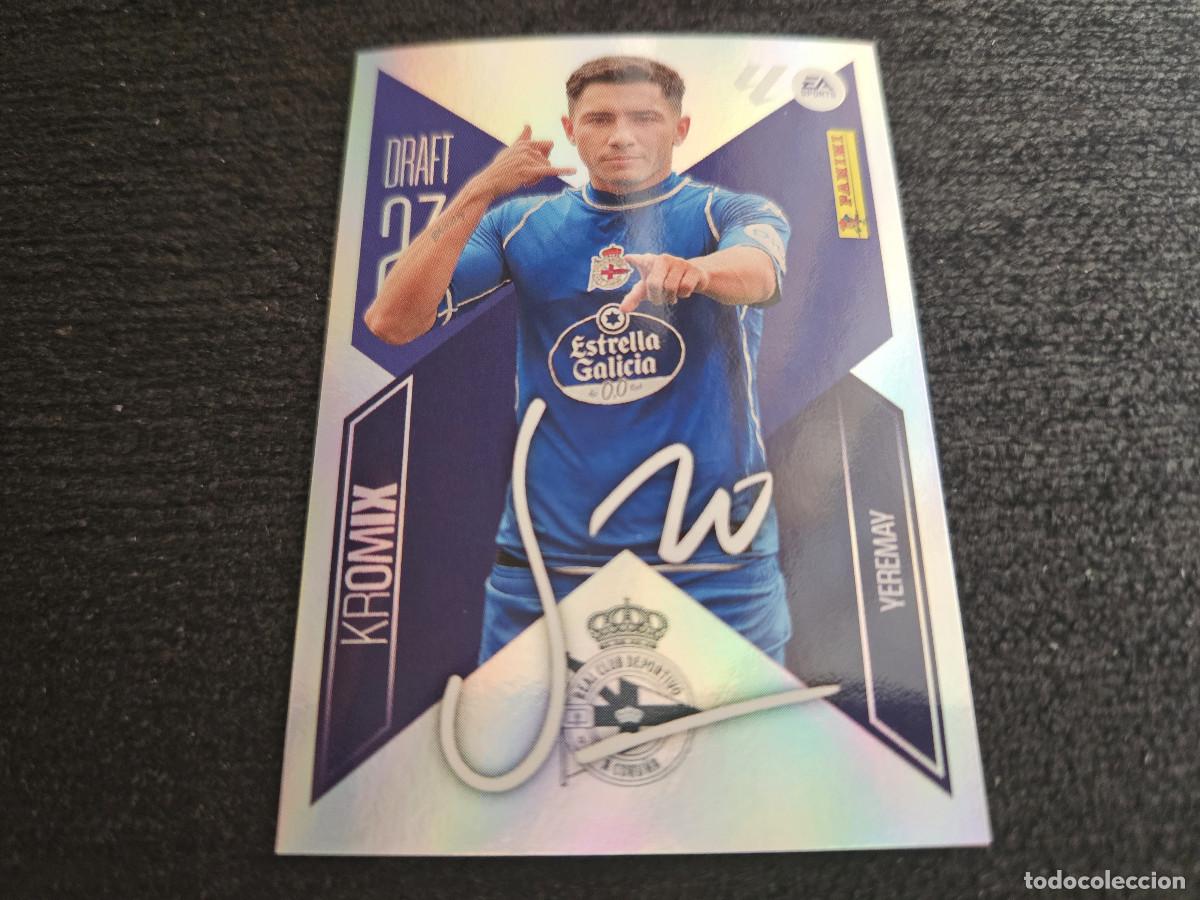 Cromos de f&uacute;tbol: LIGA ESTE 2026 2027 26 27 YEREMAY DEPORTIVO DRAFT KROMIX 23 N&ordm; 23