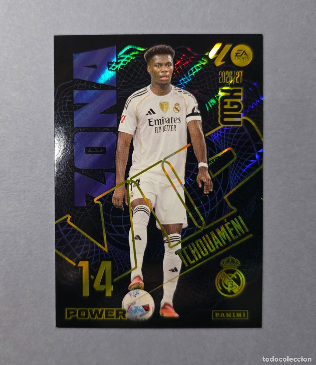 Cromos de f&uacute;tbol: 405P TCHOUAM&Eacute;NI (ZONA VIP POWER) - REAL MADRID - MEGACRACKS 2026-27 - MGK 26/27 (NUEVO)