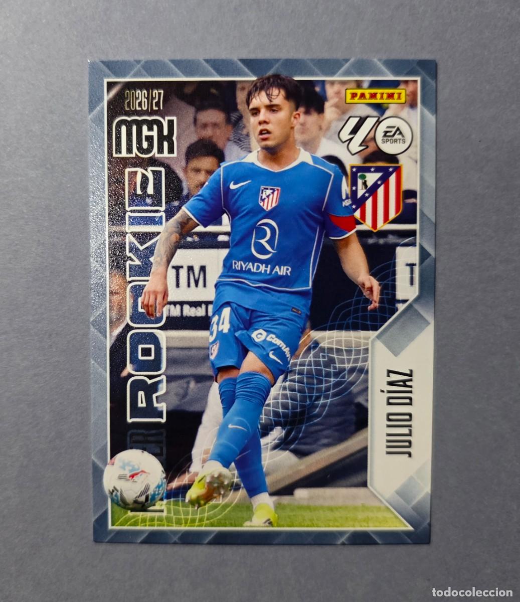 Cromos de f&uacute;tbol: 415 JULIO D&Iacute;AZ (MASTER ROOKIE) - ATL&Eacute;TICO MADRID - MEGACRACKS 2026-27 - MGK 26/27 (NUEVO)