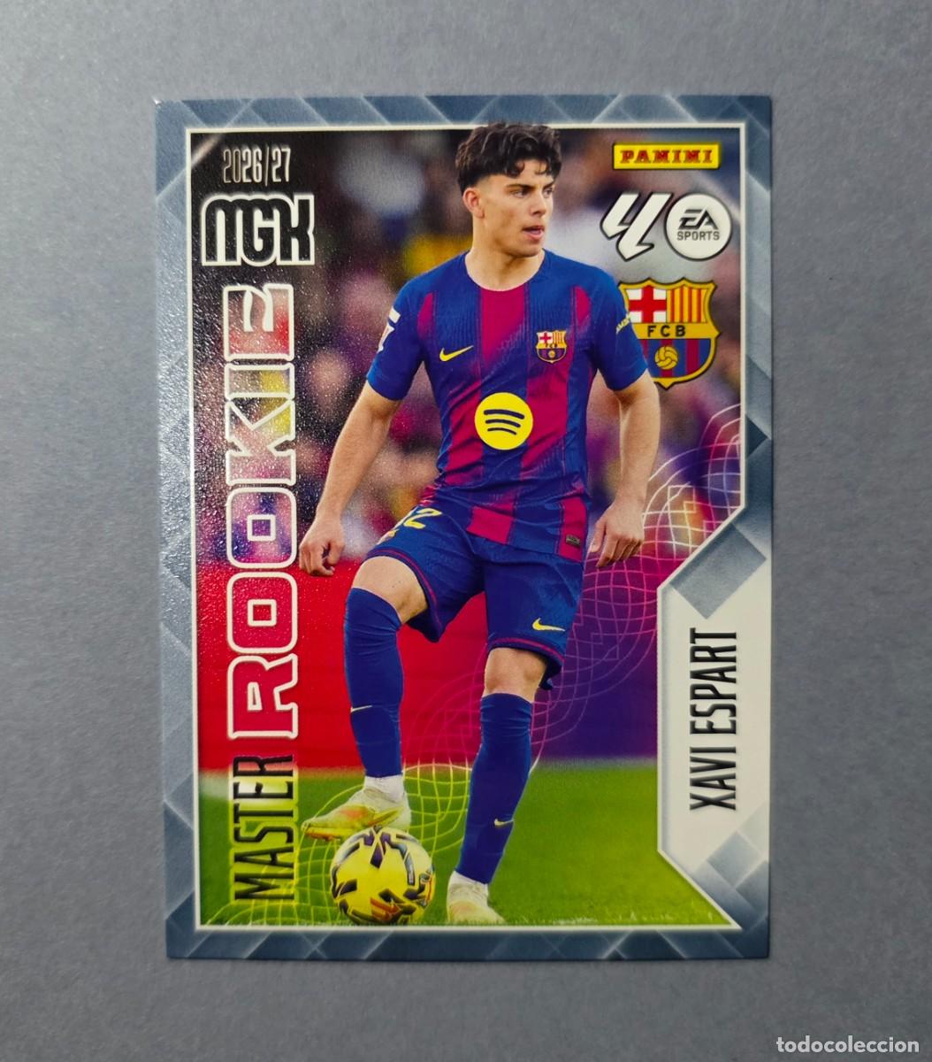Cromos de f&uacute;tbol: 422 XAVI ESPART (MASTER ROOKIE) - BARCELONA - MEGACRACKS 2026-27 - MGK 26/27 (NUEVO)