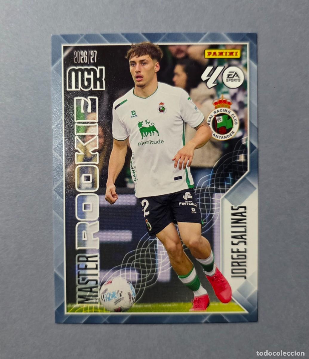 Cromos de f&uacute;tbol: 414 JORGE SALINAS (MASTER ROOKIE) - RACING SANTANDER - MEGACRACKS 2026-27 - MGK 26/27 (NUEVO)