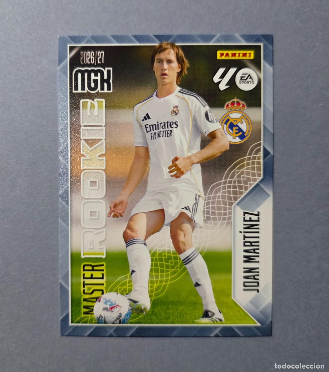 Cromos de f&uacute;tbol: 413 JOAN MART&Iacute;NEZ (MASTER ROOKIE) - REAL MADRID - MEGACRACKS 2026-27 - MGK 26/27 (NUEVO)