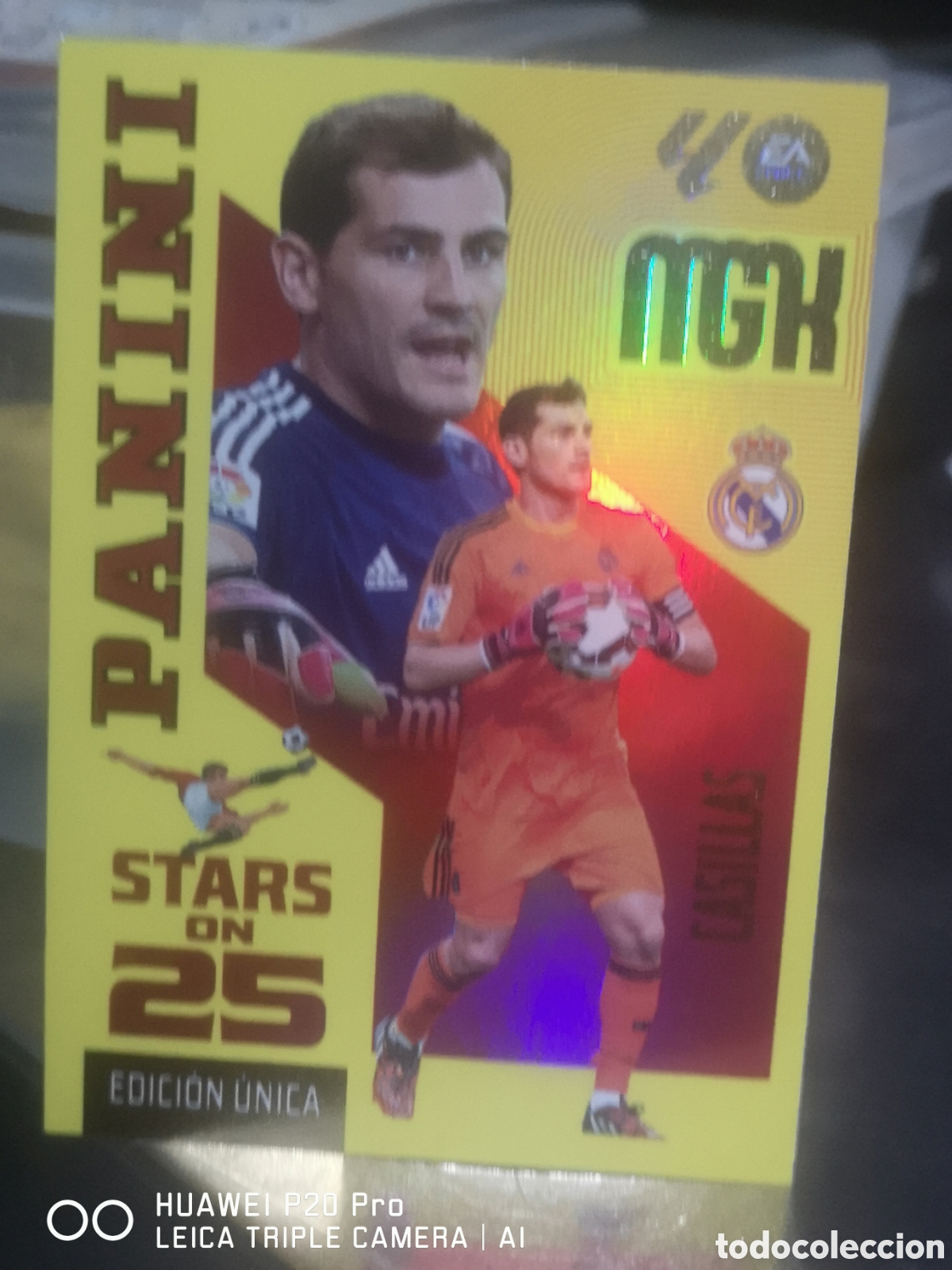 Cromos de f&uacute;tbol: 428 CASILLAS STARS ON 25 EDICI&Oacute;N &Uacute;NICA MEGACRACKS 2026 2027 REAL MADRID 2026 27