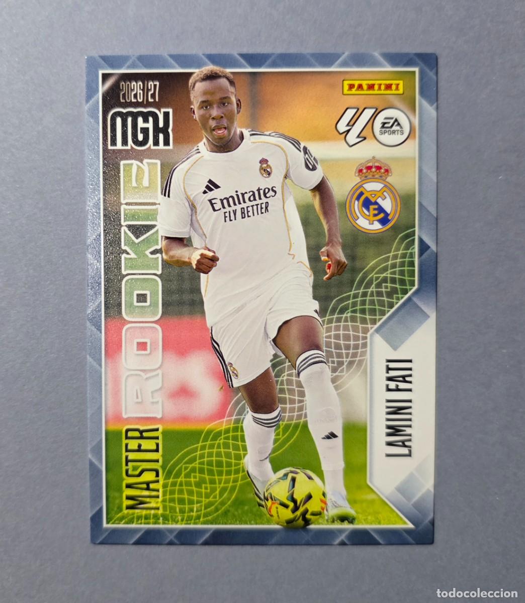 Cromos de f&uacute;tbol: 416 LAMINI FATI (MASTER ROOKIE) - REAL MADRID - MEGACRACKS 2026-27 - MGK 26/27 (NUEVO)