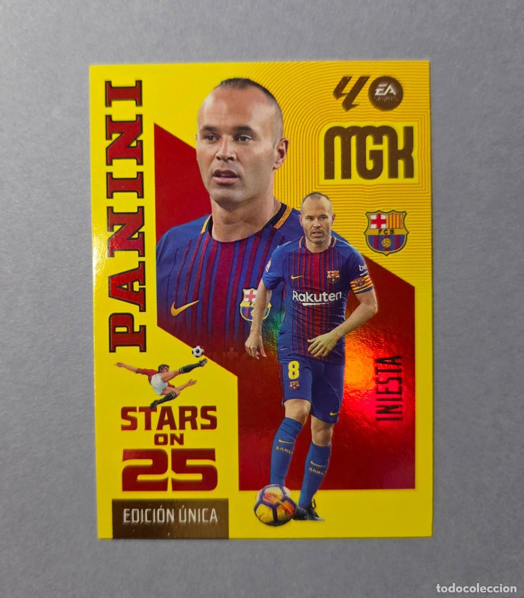 Cromos de f&uacute;tbol: 434 INIESTA (STARS ON 25) - BARCELONA - MEGACRACKS 2026-27 - MGK 26/27 (NUEVO)