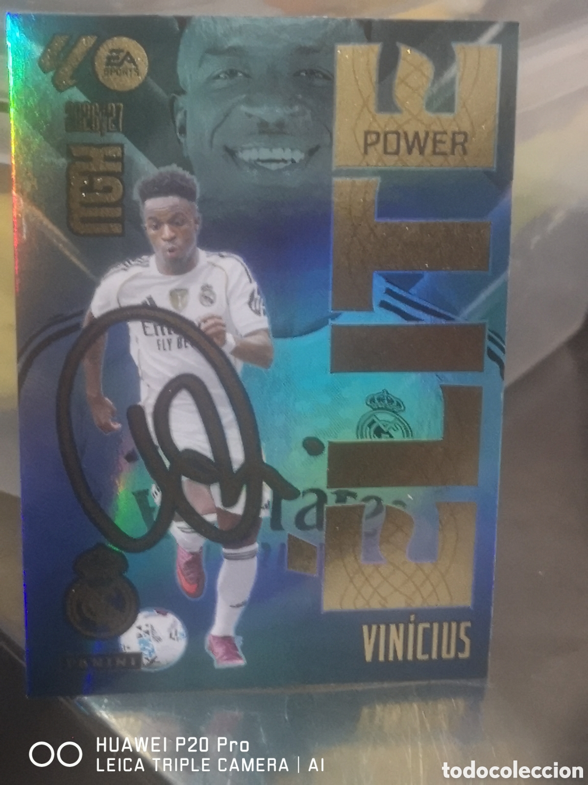 Cromos de f&uacute;tbol: VIN&Iacute;CIUS &Eacute;LITE POWER 18P MEGACRACKS 2026 2027 REAL MADRID 2026 27