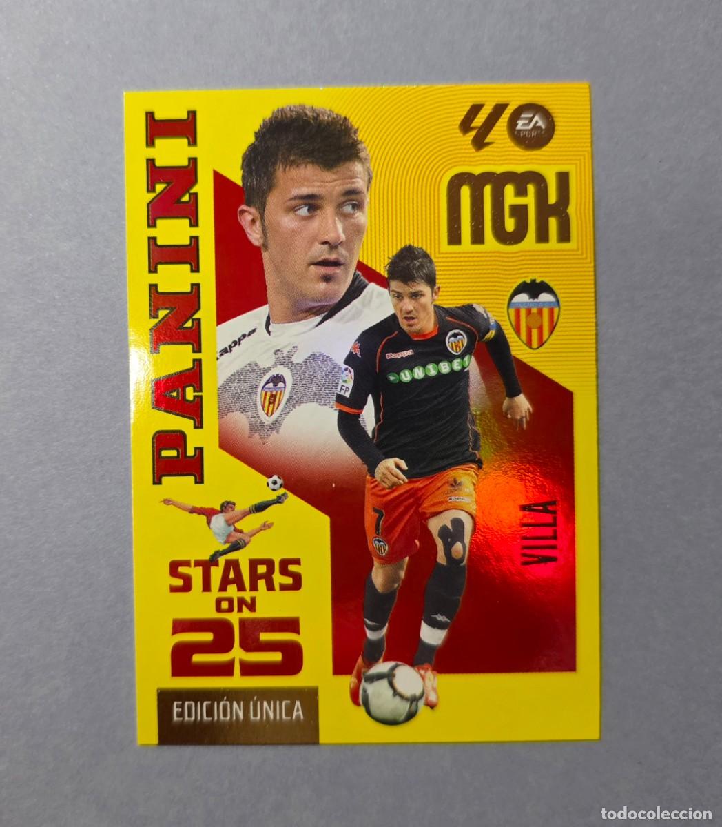 Cromos de f&uacute;tbol: 435 VILLA (STARS ON 25) - VALENCIA - MEGACRACKS 2026-27 - MGK 26/27 (NUEVO)