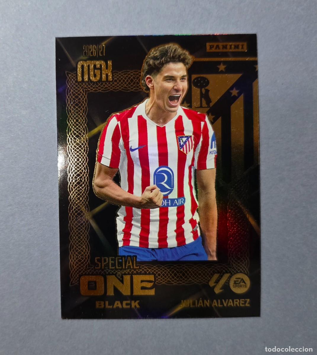 Cromos de f&uacute;tbol: JULI&Aacute;N ALVAREZ (SPECIAL ONE BLACK) - ATL&Eacute;TICO MADRID - MEGACRACKS 2026-27 - MGK 26/27 (NUEVO)