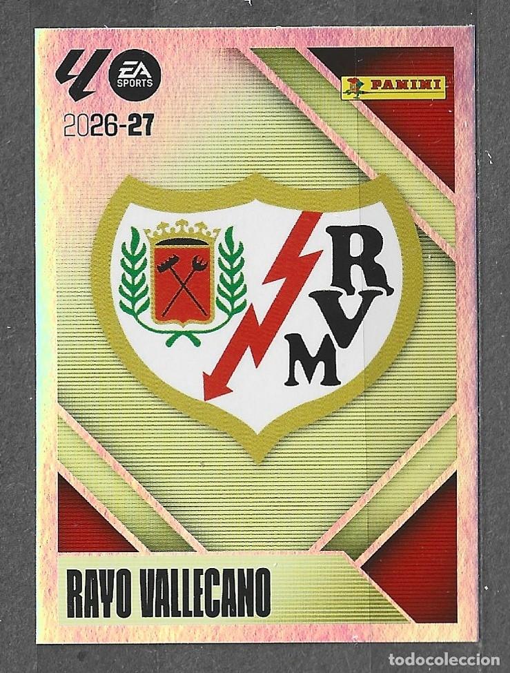 Cromos de f&uacute;tbol: Liga este 26/27 - Escudo - N&deg; 1 - Rayo Vallecano