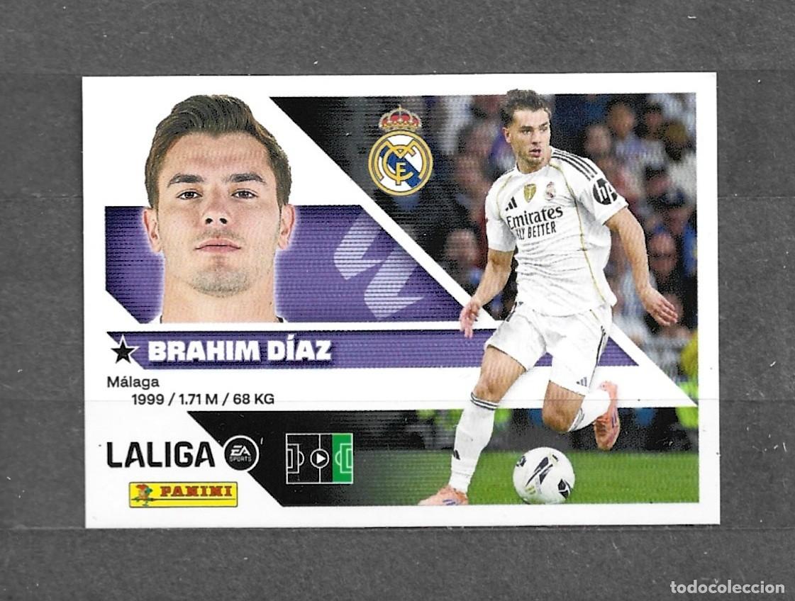 Cromos de f&uacute;tbol: Liga este 26/27 - Brahim D&iacute;az - N&deg; 16b - Real Madrid