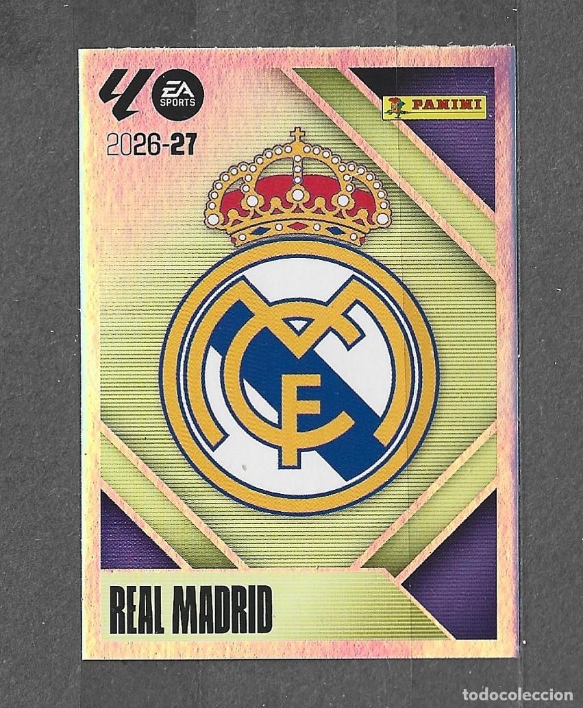 Cromos de f&uacute;tbol: Liga este 26/27 - Escudo - N&deg; 1 - Real Madrid