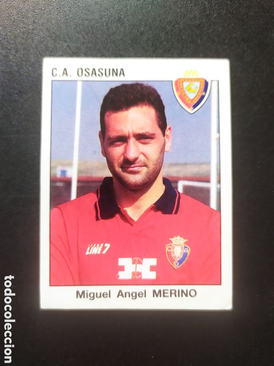 Cromos de f&uacute;tbol: Liga 1993 1994 93 94 estrellas Liga panini Merino n&deg; 186 Osasuna sin pegar