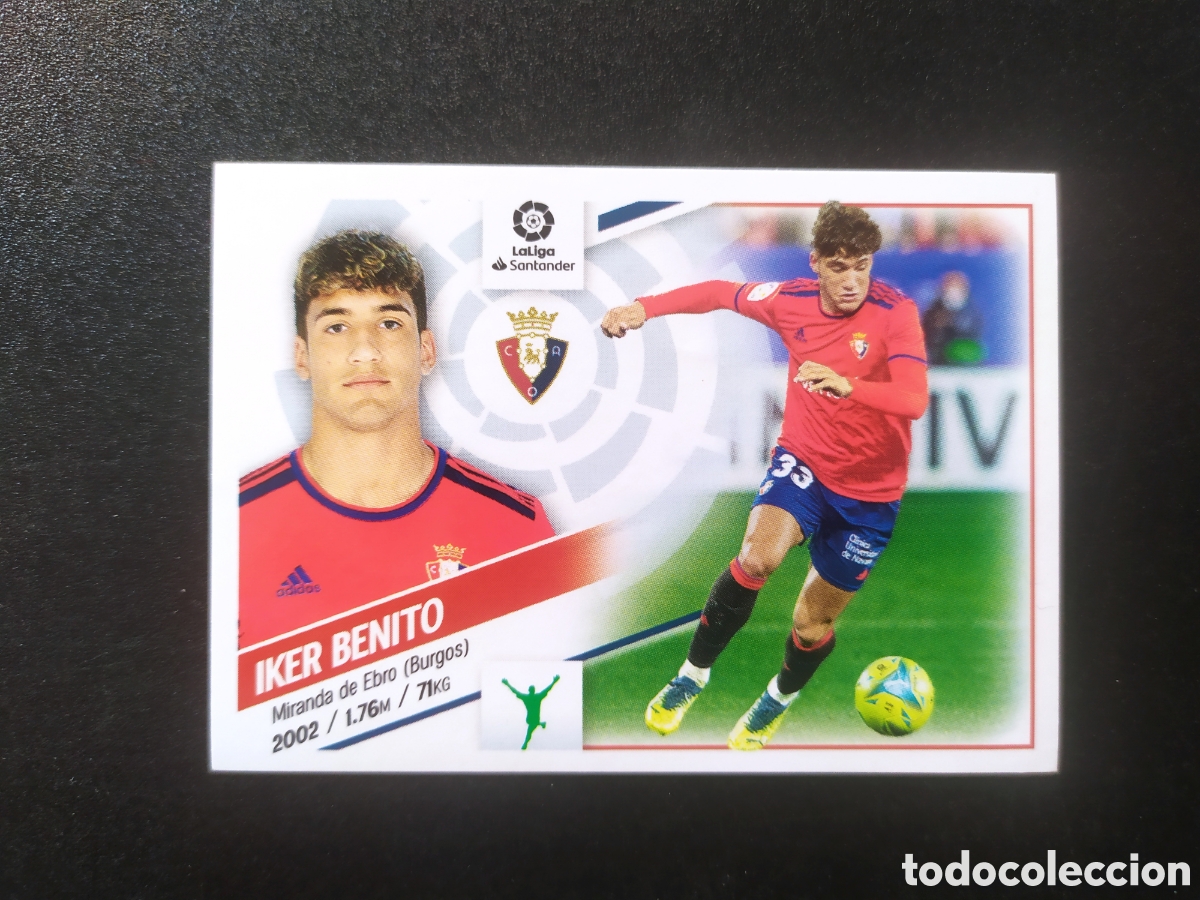Cromos de f&uacute;tbol: Liga este 2022 2023 22 23 panini Iker Benito n&deg; 17B 17 B Osasuna