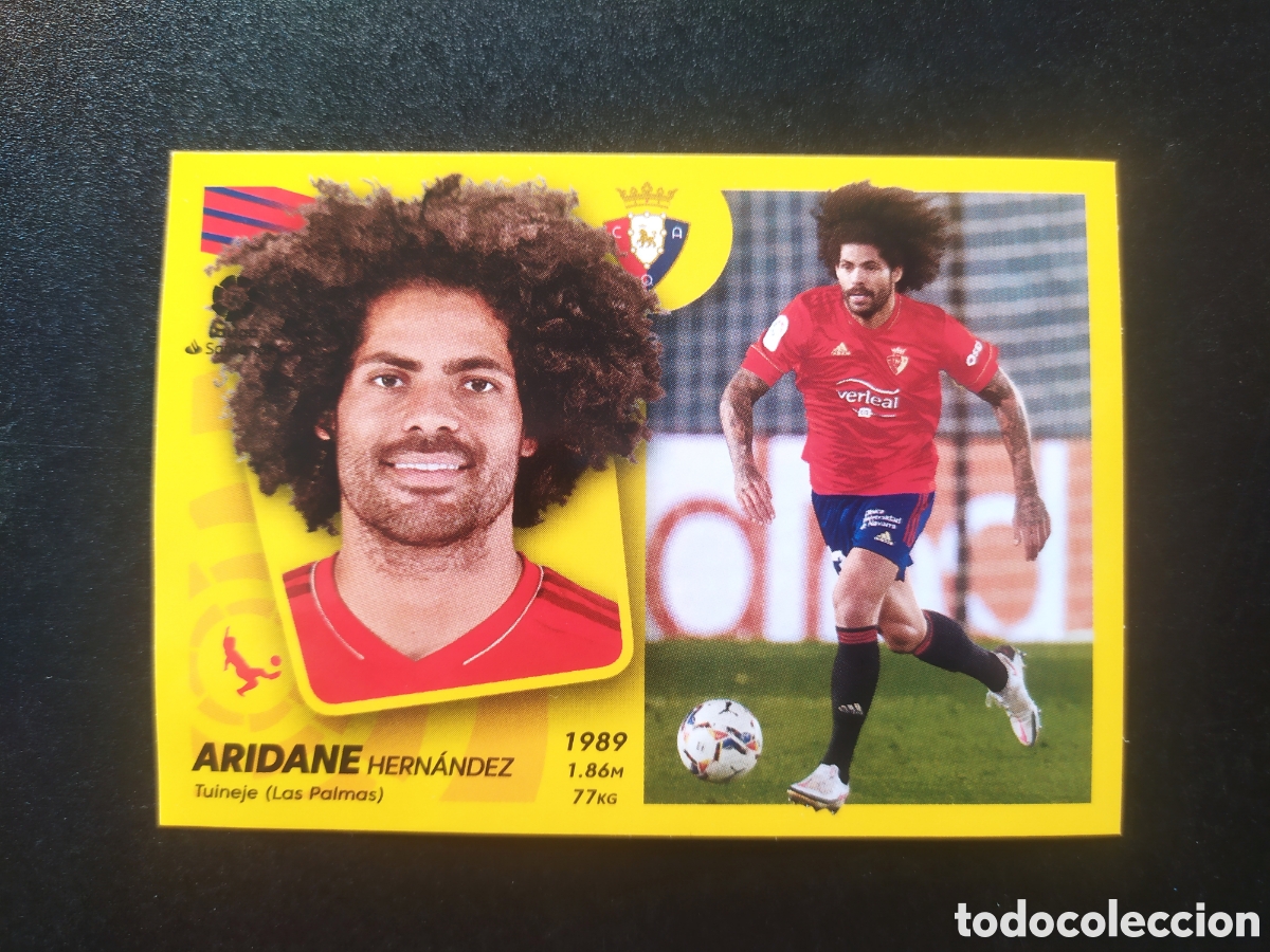 Cromos de f&uacute;tbol: Liga este 2021 2022 21 22 panini Aridane n&deg; 9 Osasuna