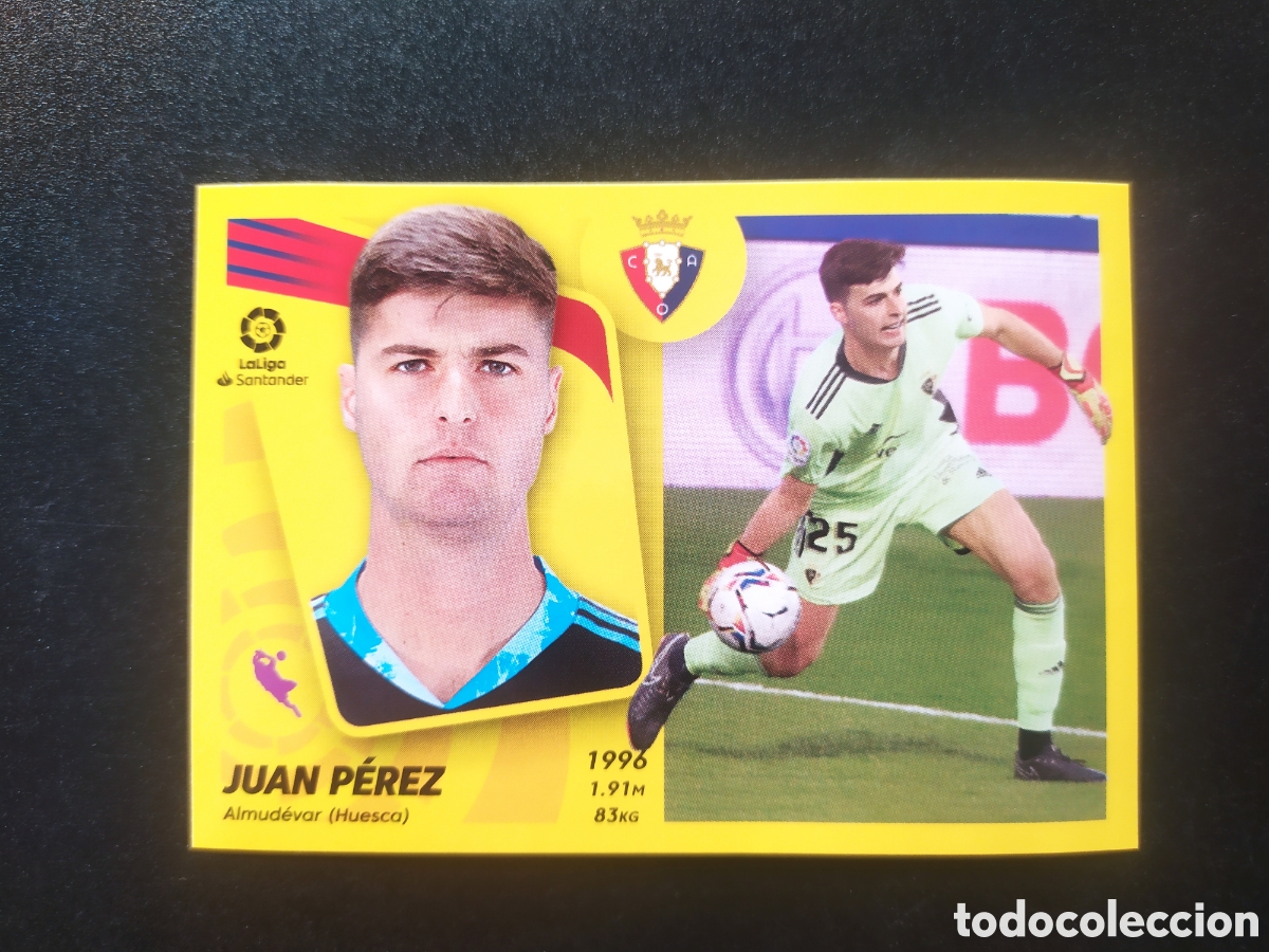 Cromos de f&uacute;tbol: Liga este 2021 2022 21 22 panini Juan P&eacute;rez n&deg; 6 Osasuna