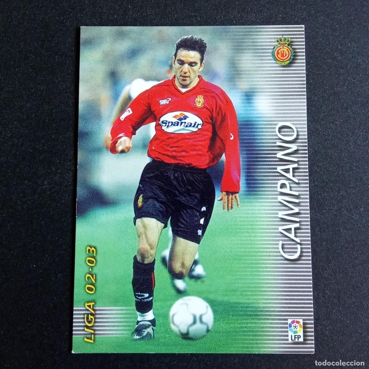 Cromos de f&uacute;tbol: 183 CAMPANO MALLORCA LIGA 2002 2003 02 03 MEGAFICHAS PANINI