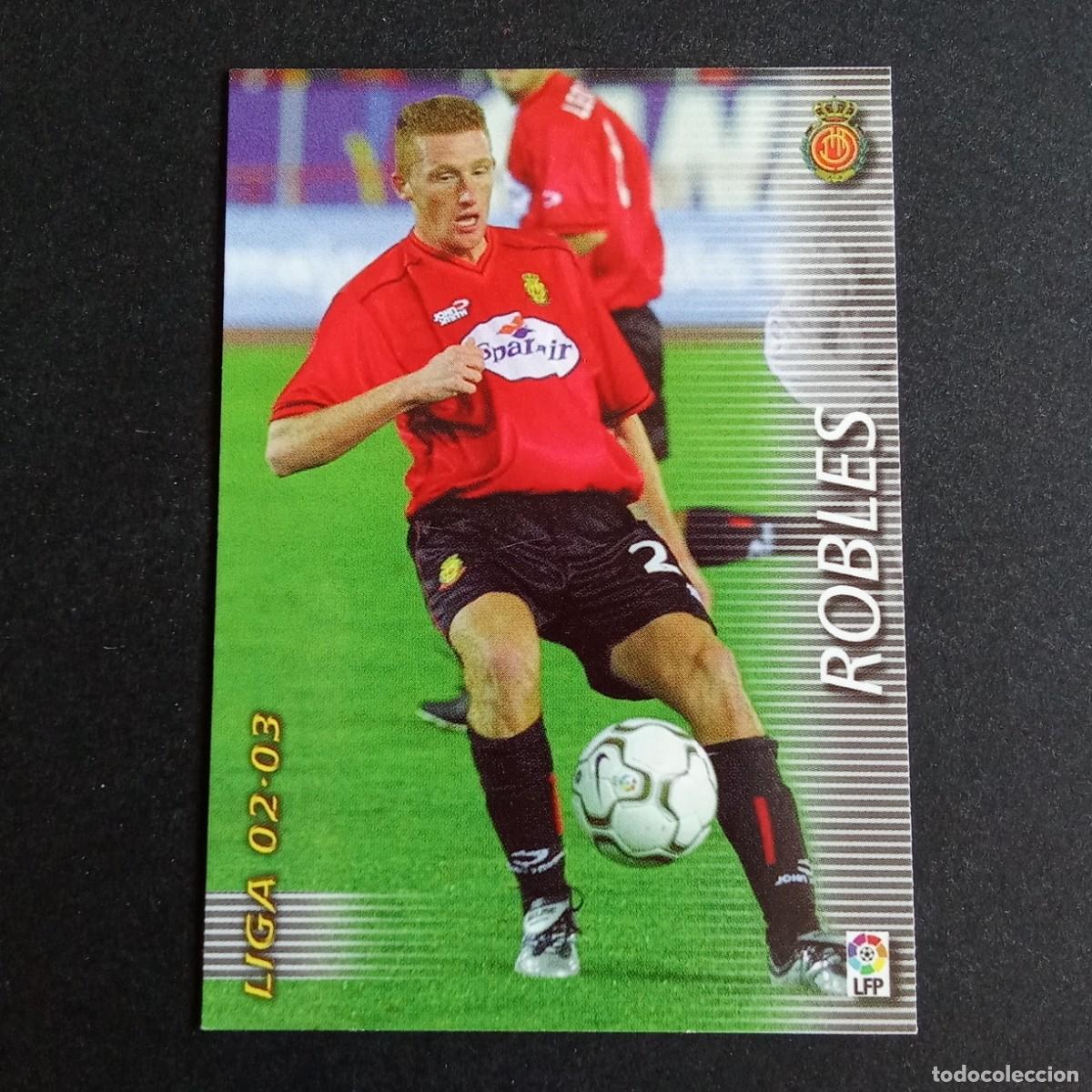 Cromos de f&uacute;tbol: 190 ROBLES MALLORCA LIGA 2002 2003 02 03 MEGAFICHAS PANINI