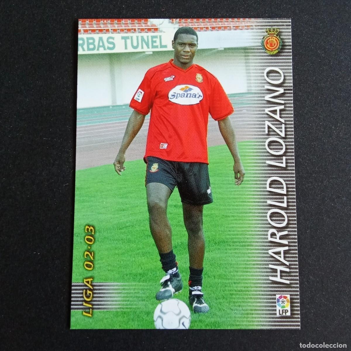 Cromos de f&uacute;tbol: 192 HAROLD LOZANO MALLORCA LIGA 2002 2003 02 03 MEGAFICHAS PANINI