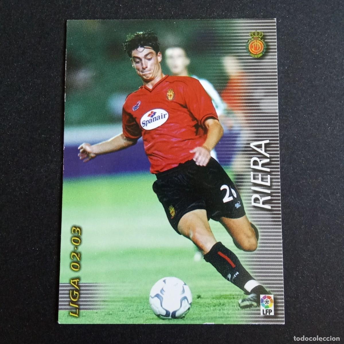 Cromos de f&uacute;tbol: 194 RIERA MALLORCA LIGA 2002 2003 02 03 MEGAFICHAS PANINI