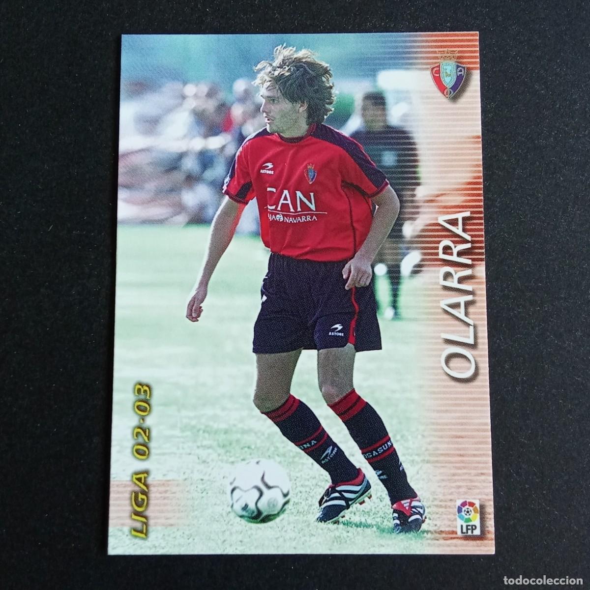 Cromos de f&uacute;tbol: 206 OLARRA OSASUNA LIGA 2002 2003 02 03 MEGAFICHAS PANINI