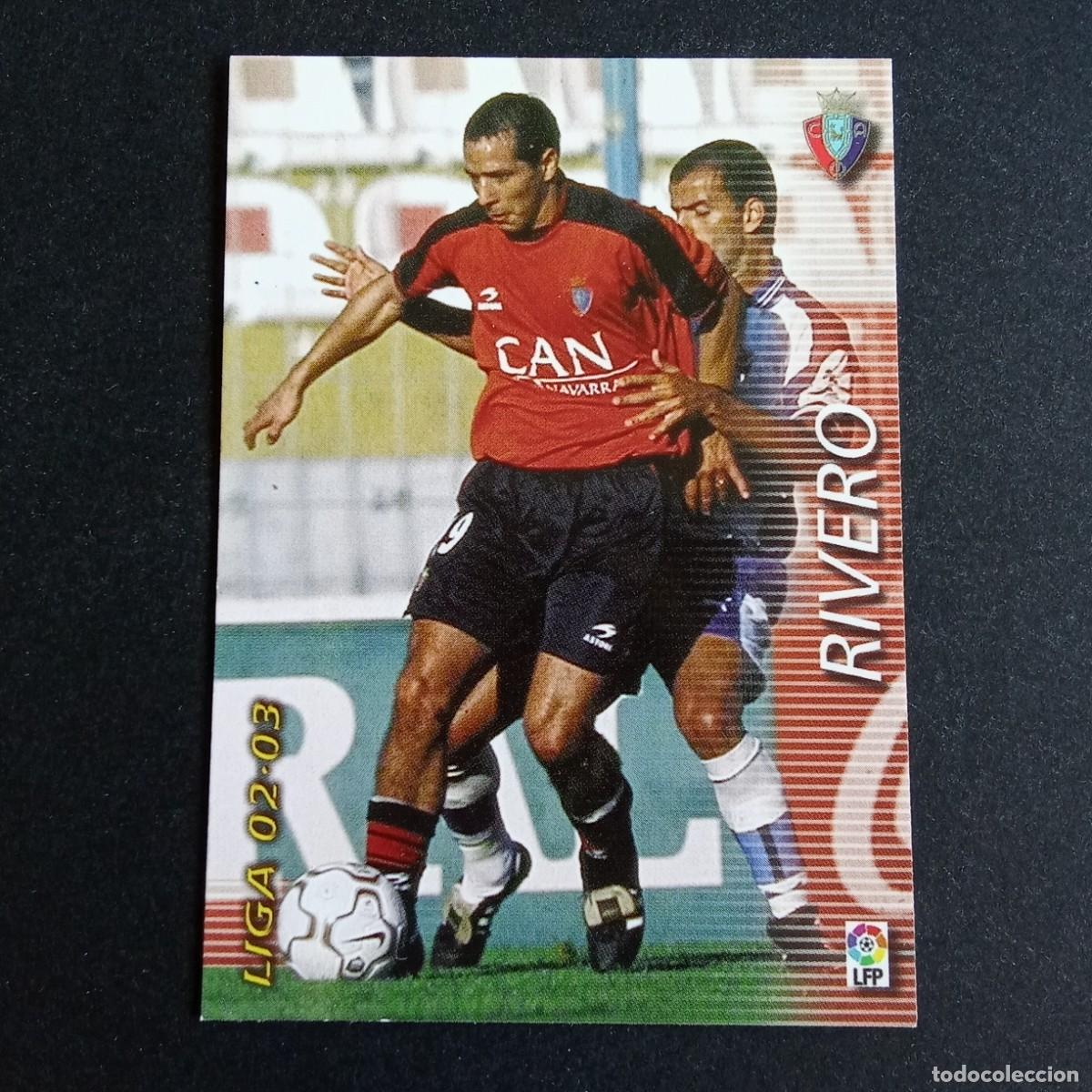 Cromos de f&uacute;tbol: 209 RIVERO OSASUNA LIGA 2002 2003 02 03 MEGAFICHAS PANINI