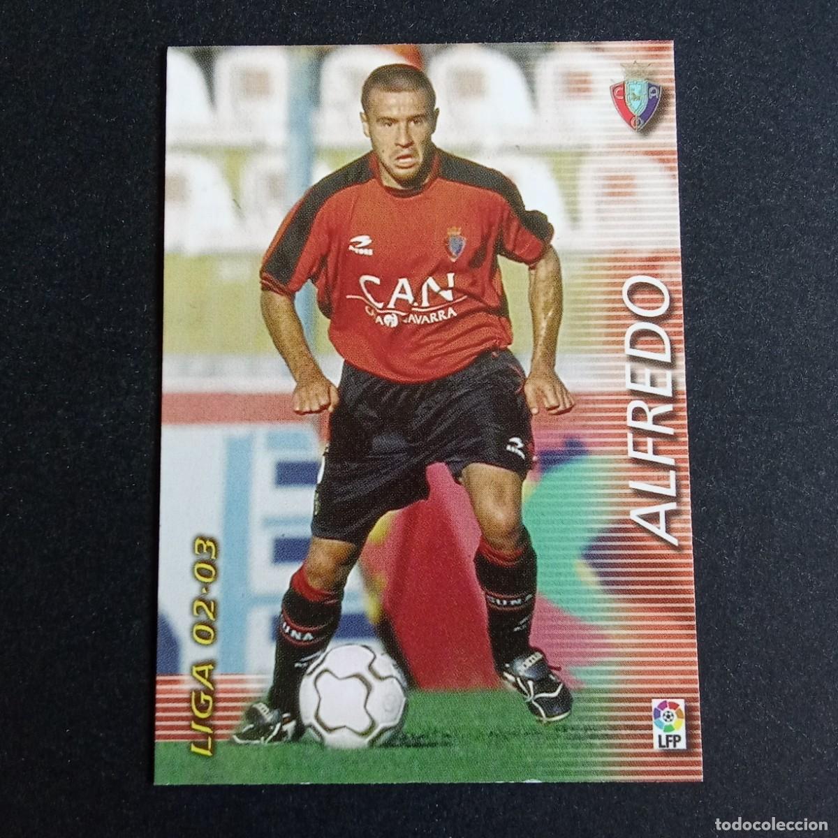 Cromos de f&uacute;tbol: 211 ALFREDO OSASUNA LIGA 2002 2003 02 03 MEGAFICHAS PANINI