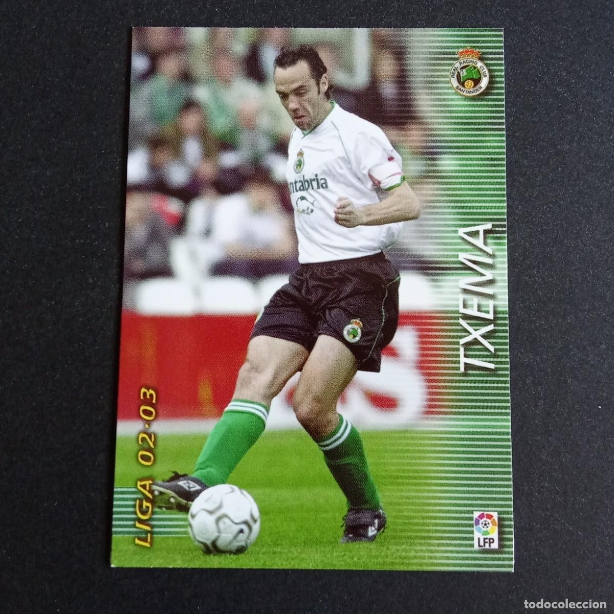 Cromos de f&uacute;tbol: 223 TXEMA RACING SANTANDER LIGA 2002 2003 02 03 MEGAFICHAS PANINI