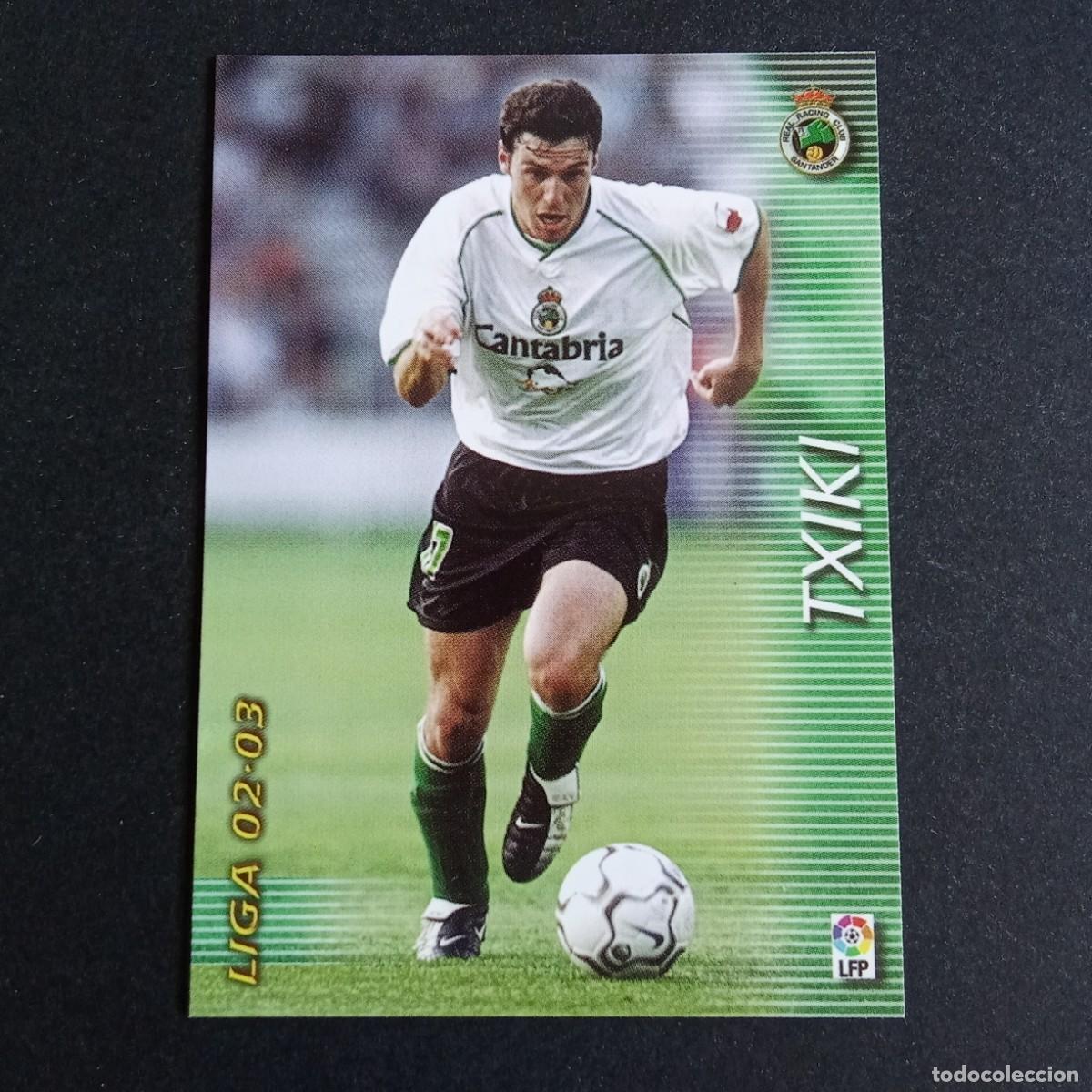 Cromos de f&uacute;tbol: 229 TXIKI RACING SANTANDER LIGA 2002 2003 02 03 MEGAFICHAS PANINI