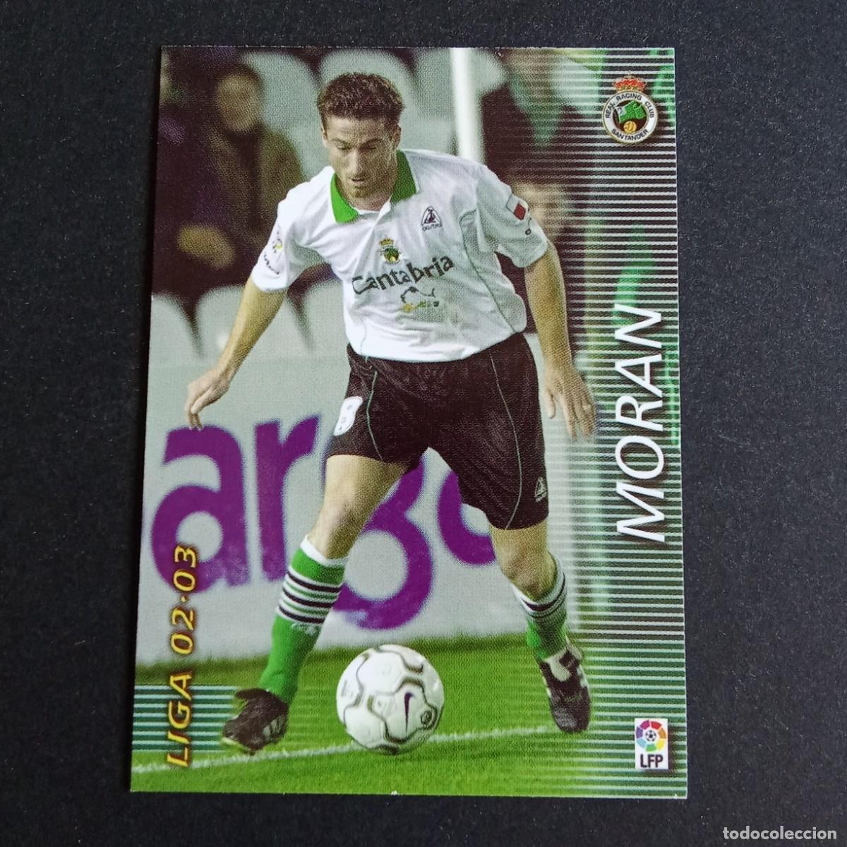 Cromos de f&uacute;tbol: 230 MORAN RACING SANTANDER LIGA 2002 2003 02 03 MEGAFICHAS PANINI