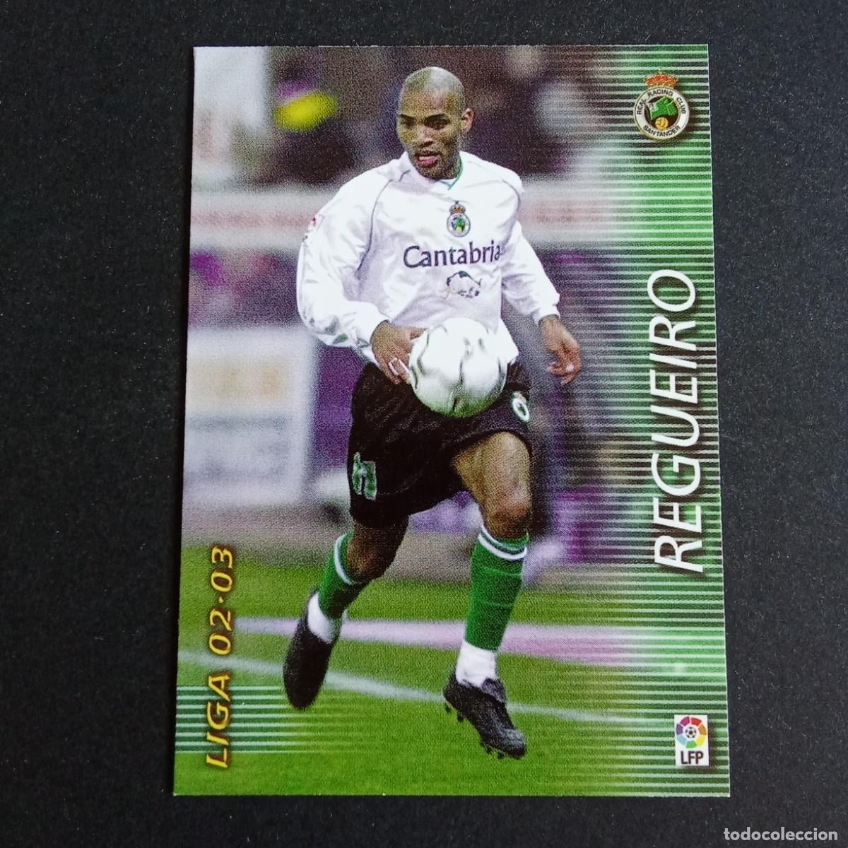 Cromos de f&uacute;tbol: 232 REGUEIRO RACING SANTANDER LIGA 2002 2003 02 03 MEGAFICHAS PANINI