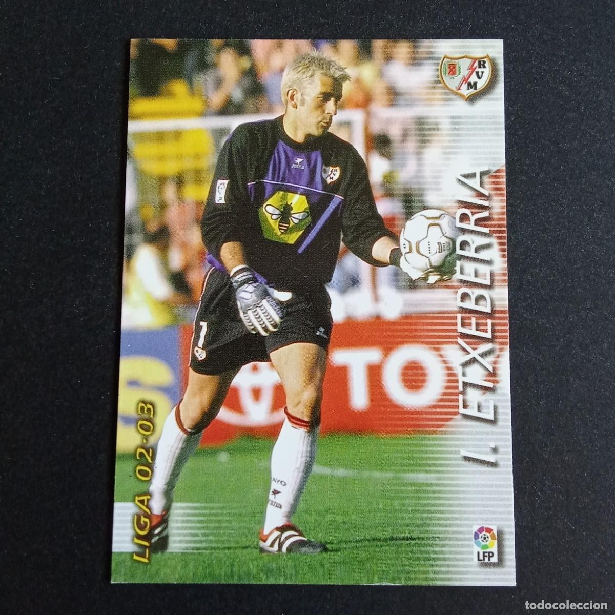 Cromos de f&uacute;tbol: 236 IMANOL ETXEBERRIA RAYO VALLECANO LIGA 2002 2003 02 03 MEGAFICHAS PANINI