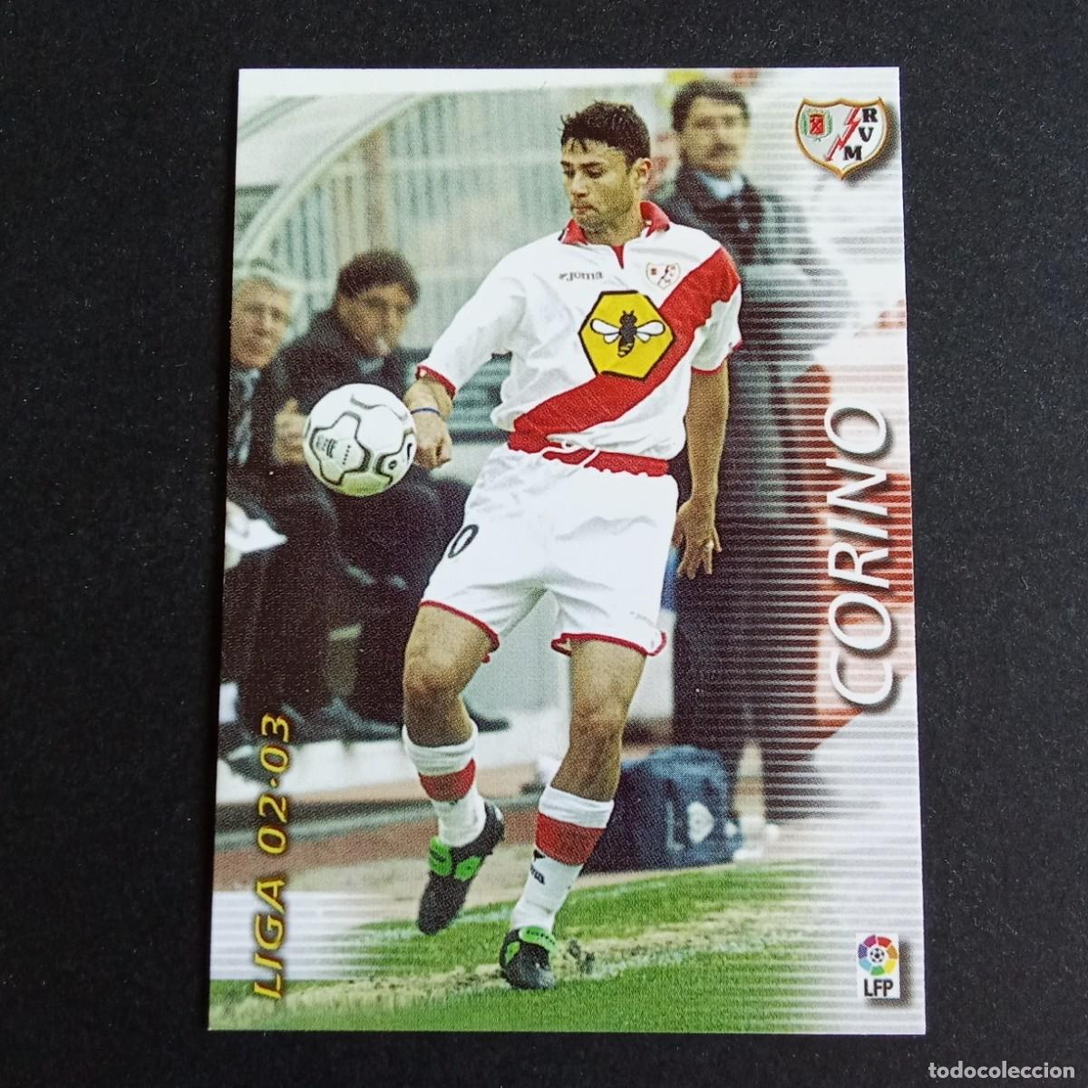 Cromos de f&uacute;tbol: 239 CORINO RAYO VALLECANO LIGA 2002 2003 02 03 MEGAFICHAS PANINI