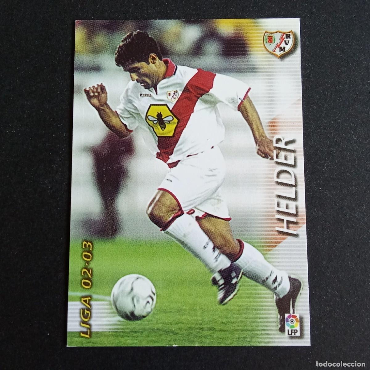 Cromos de f&uacute;tbol: 245 HELDER RAYO VALLECANO LIGA 2002 2003 02 03 MEGAFICHAS PANINI