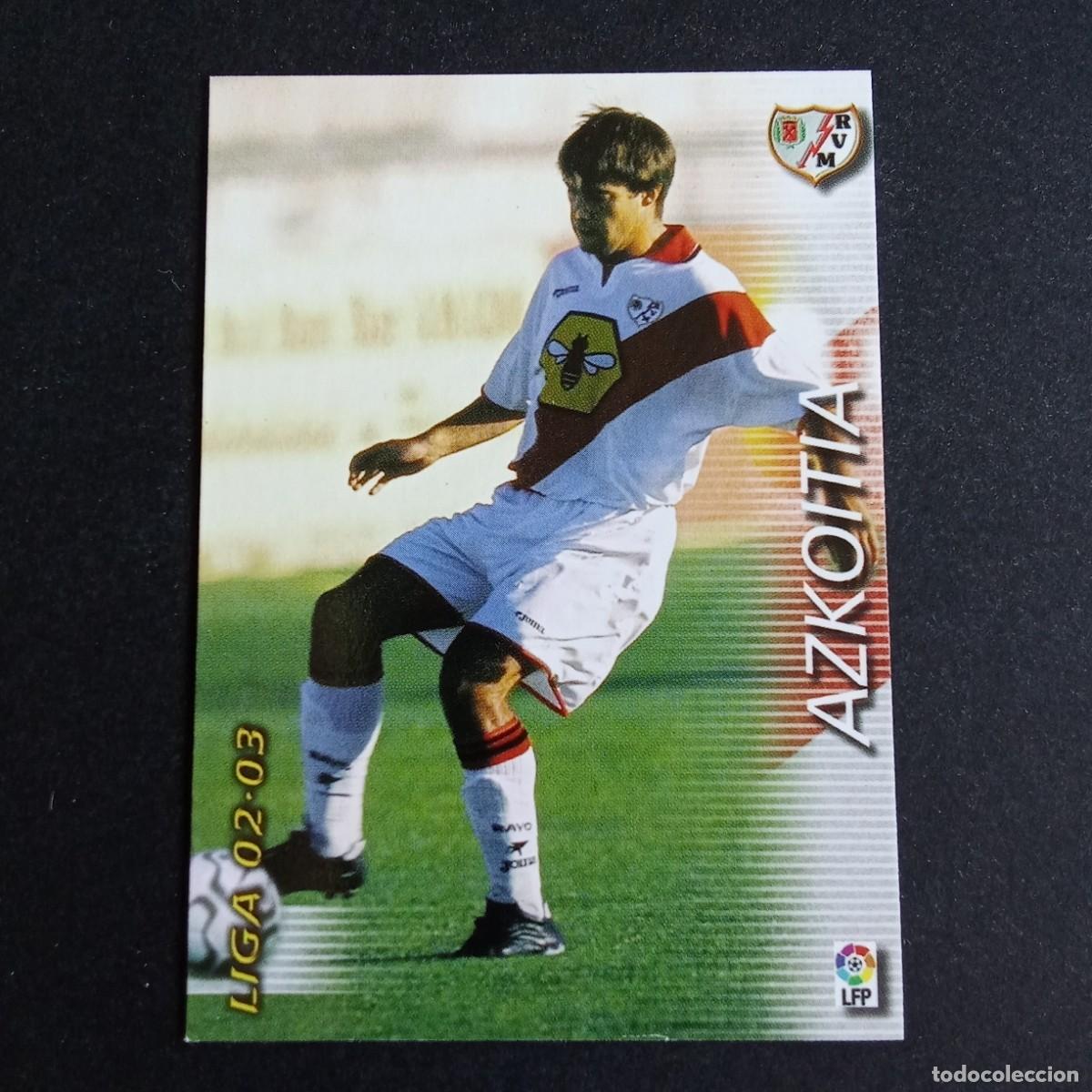 Cromos de f&uacute;tbol: 248 AZKOITIA RAYO VALLECANO LIGA 2002 2003 02 03 MEGAFICHAS PANINI