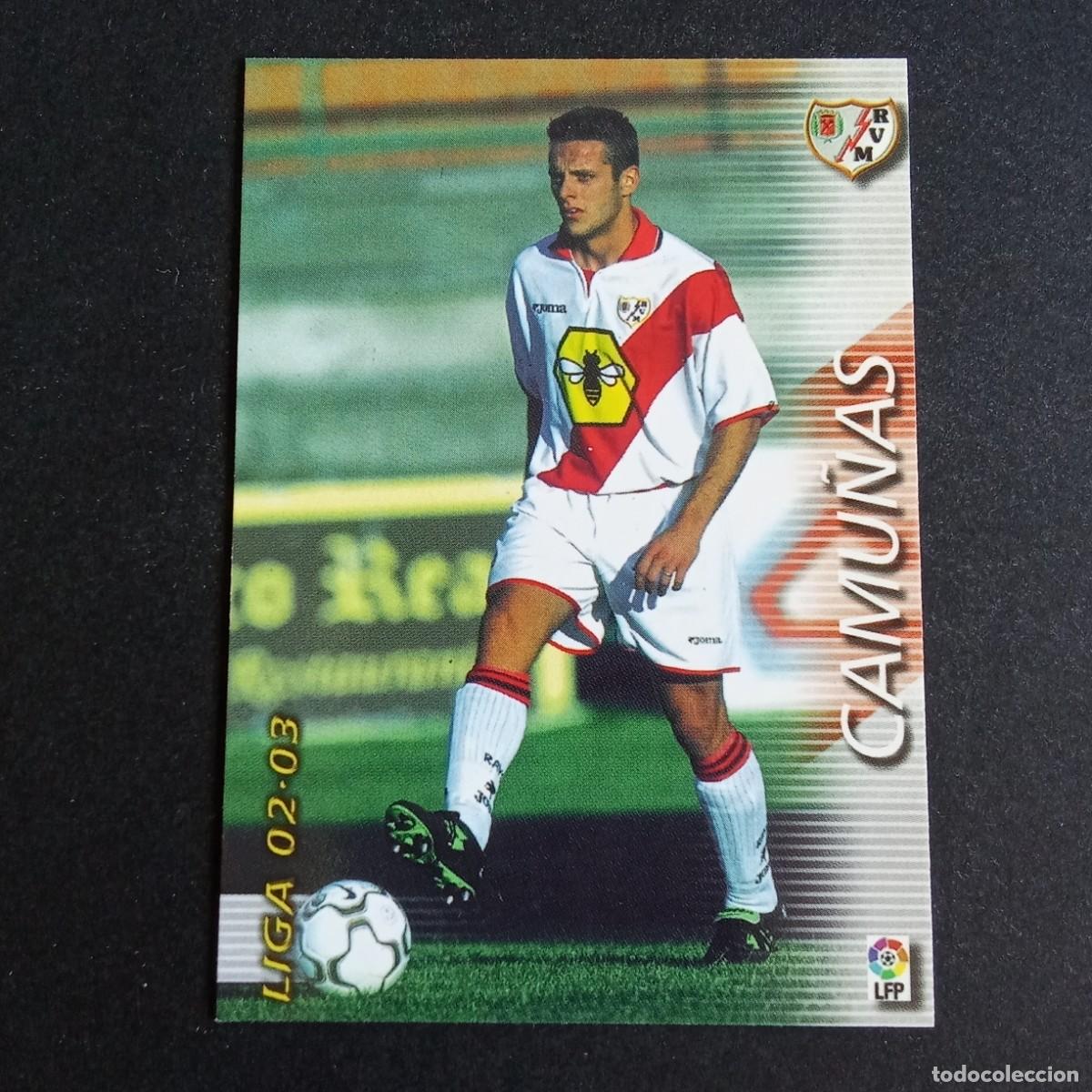 Cromos de f&uacute;tbol: 249 CAMU&Ntilde;AS RAYO VALLECANO LIGA 2002 2003 02 03 MEGAFICHAS PANINI